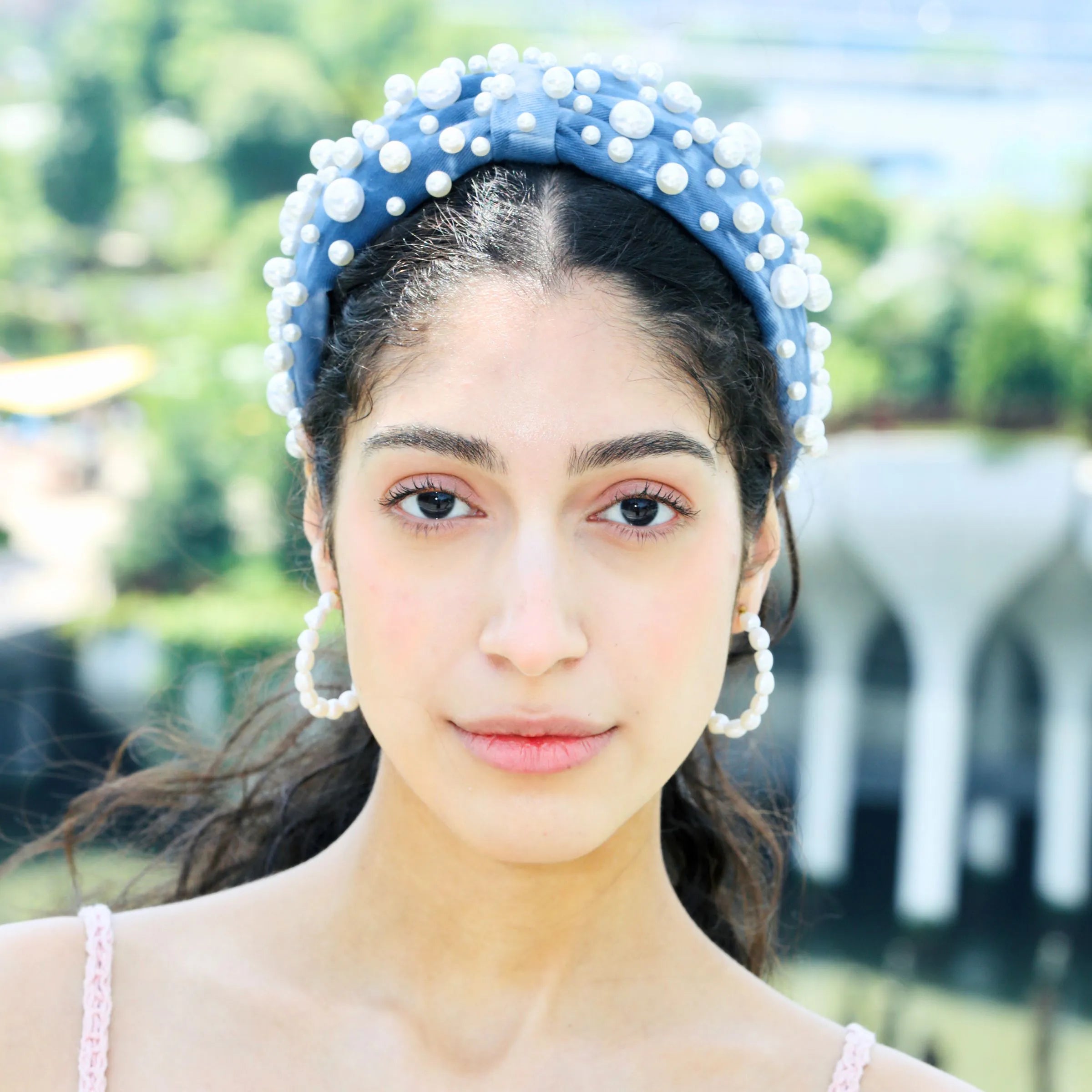 Freshwater Pearl Hoops