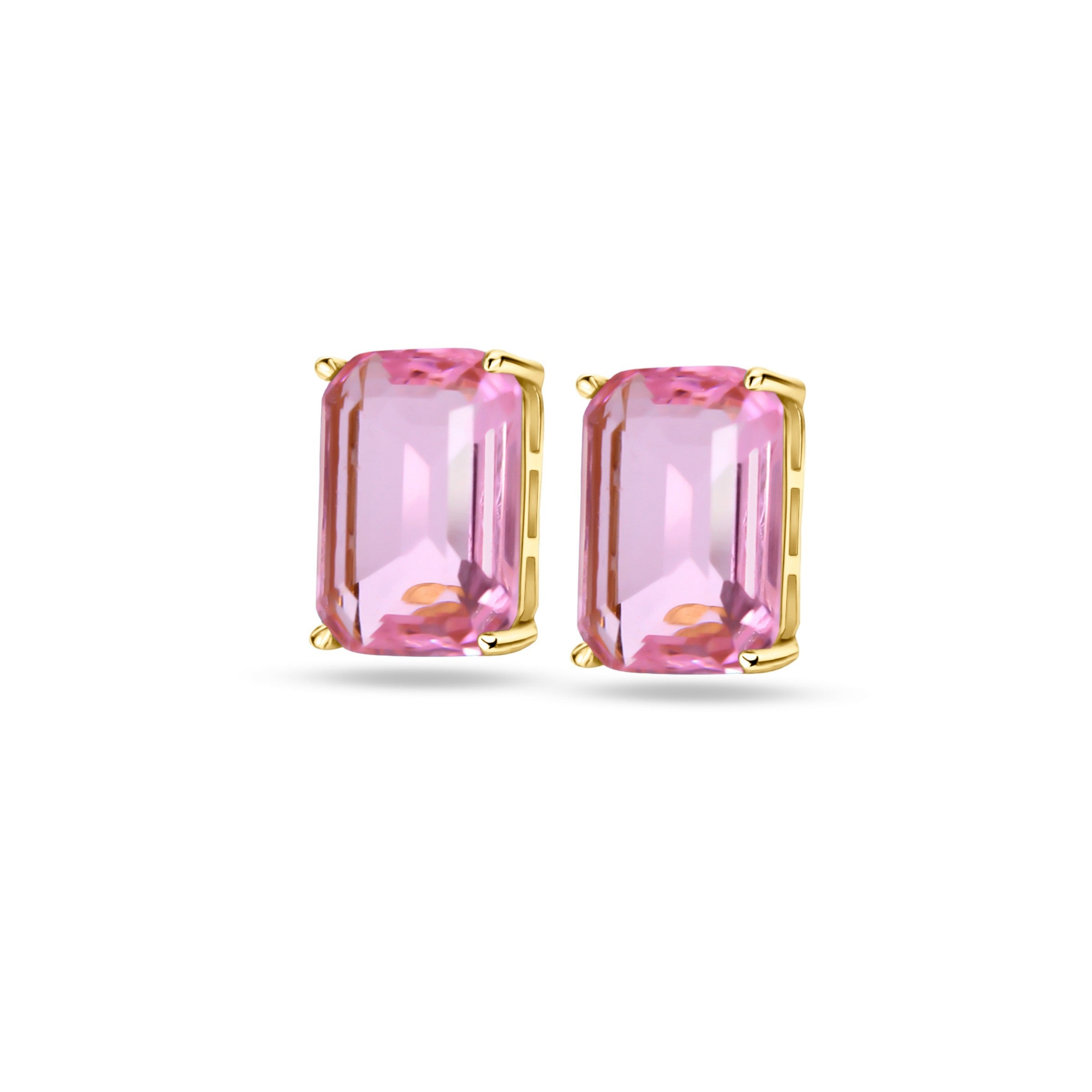 Pink Stud Earrings