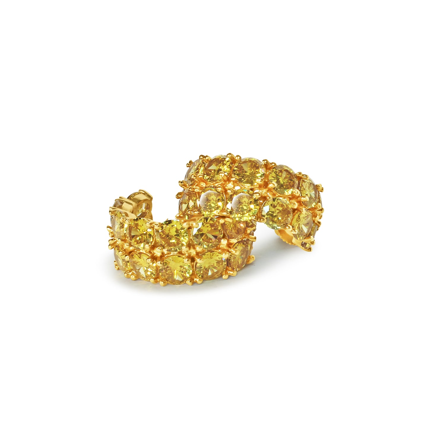 GILDED GLAMOR HOOPS