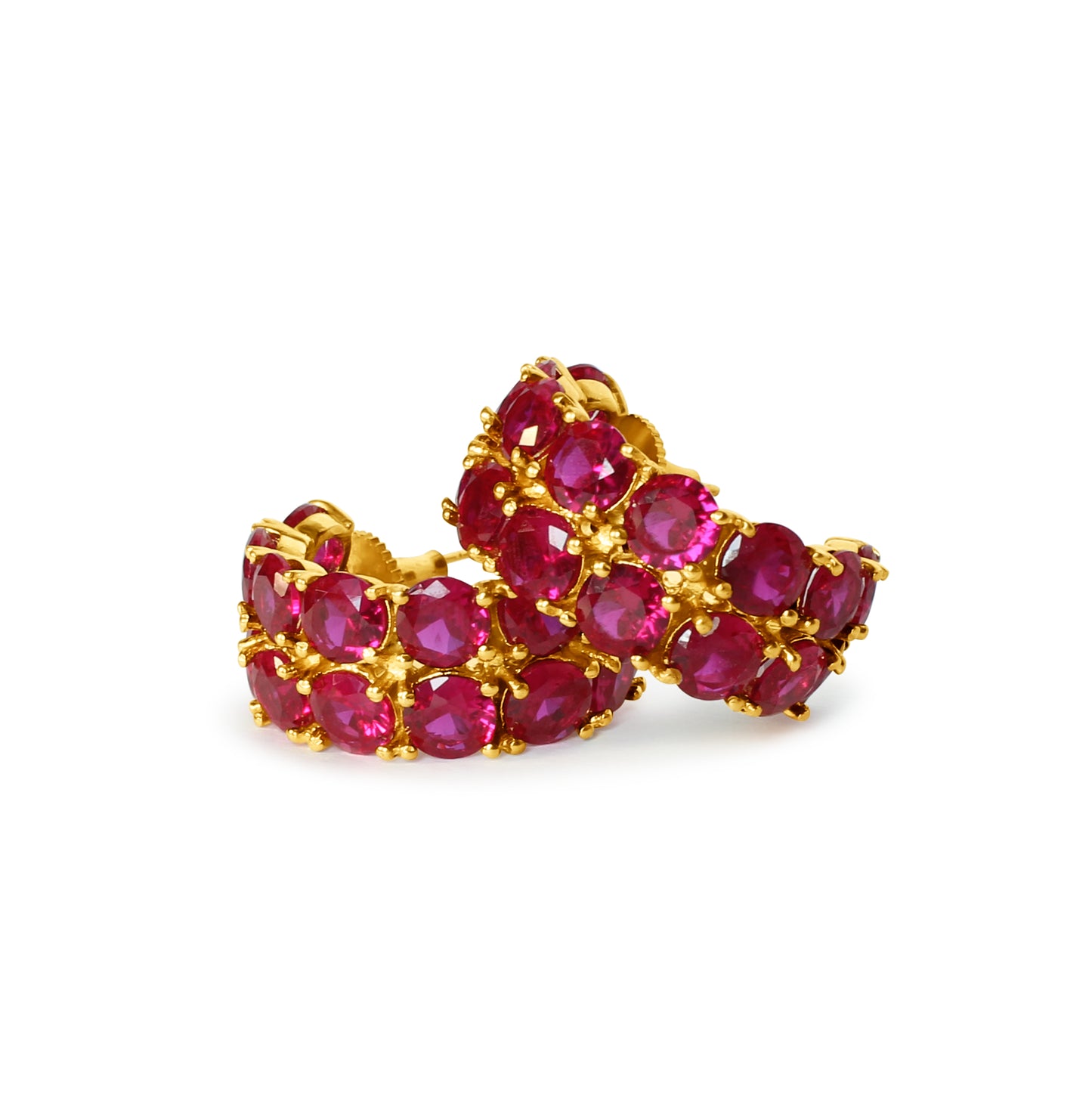 GILDED GLAMOR HOOPS