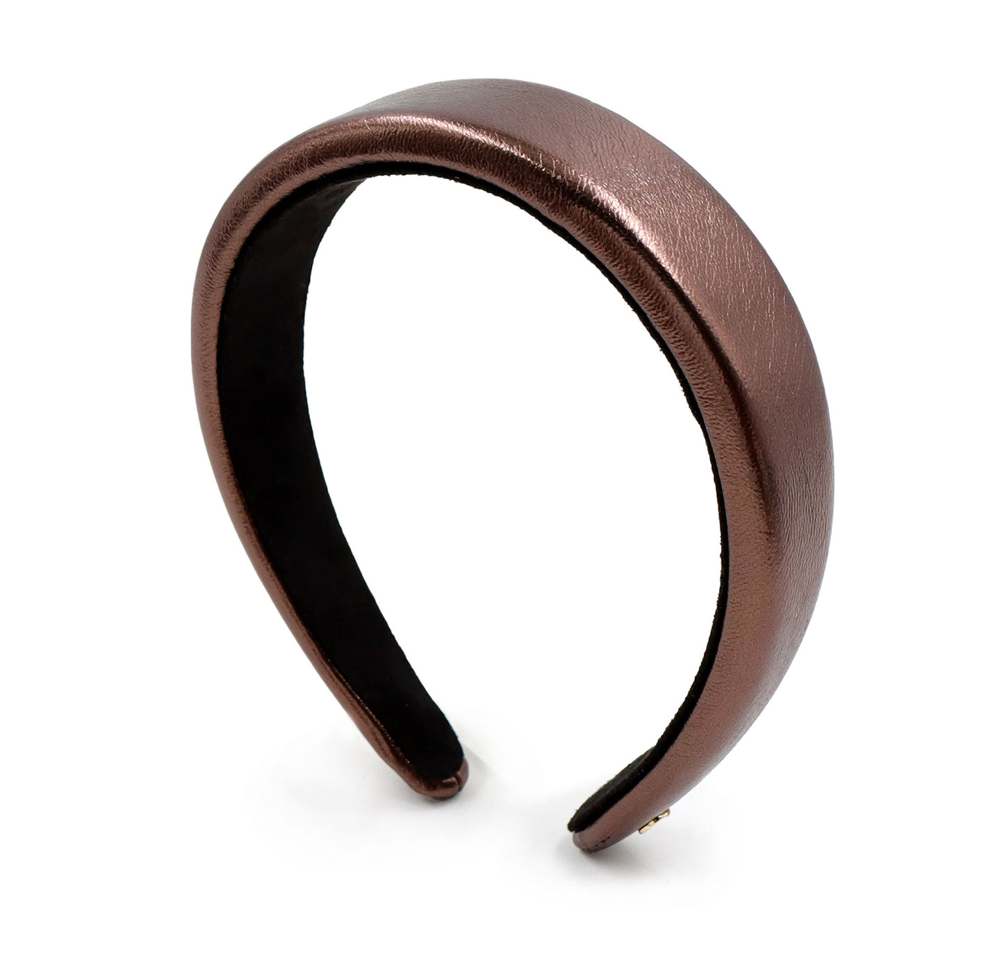 Metallic Faux Leather Headband