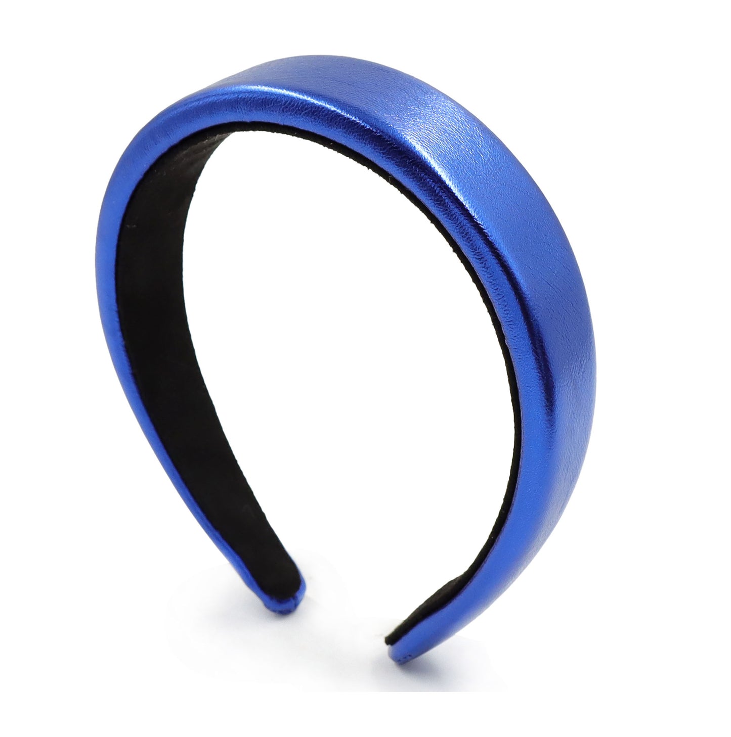 Metallic Faux Leather Headband