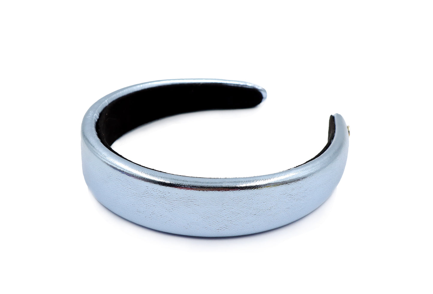 Metallic Faux Leather Headband