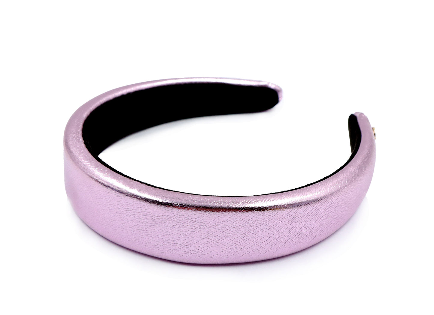Metallic Faux Leather Headband