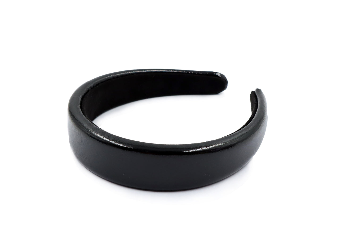 Metallic Faux Leather Headband