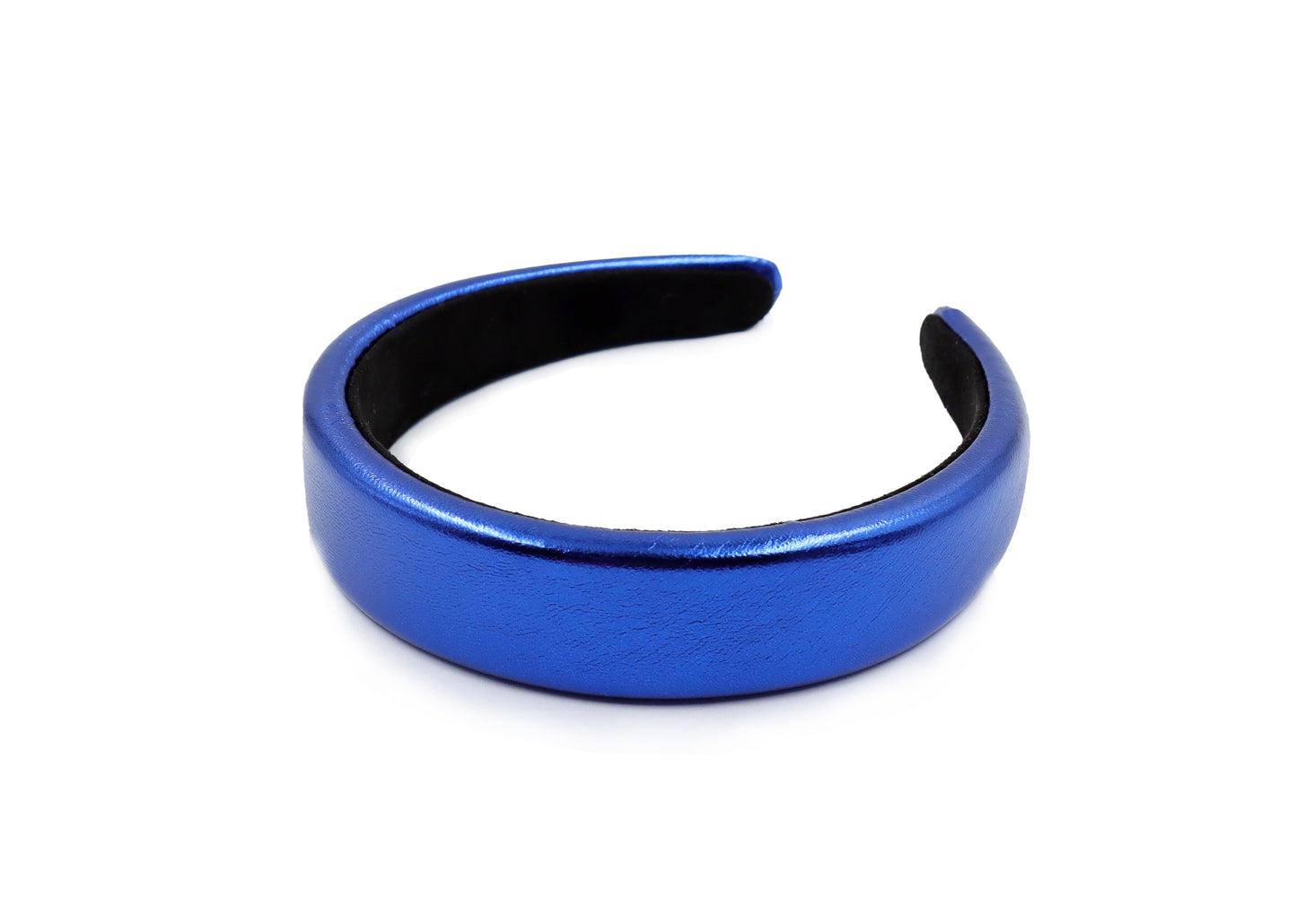 Metallic Faux Leather Headband