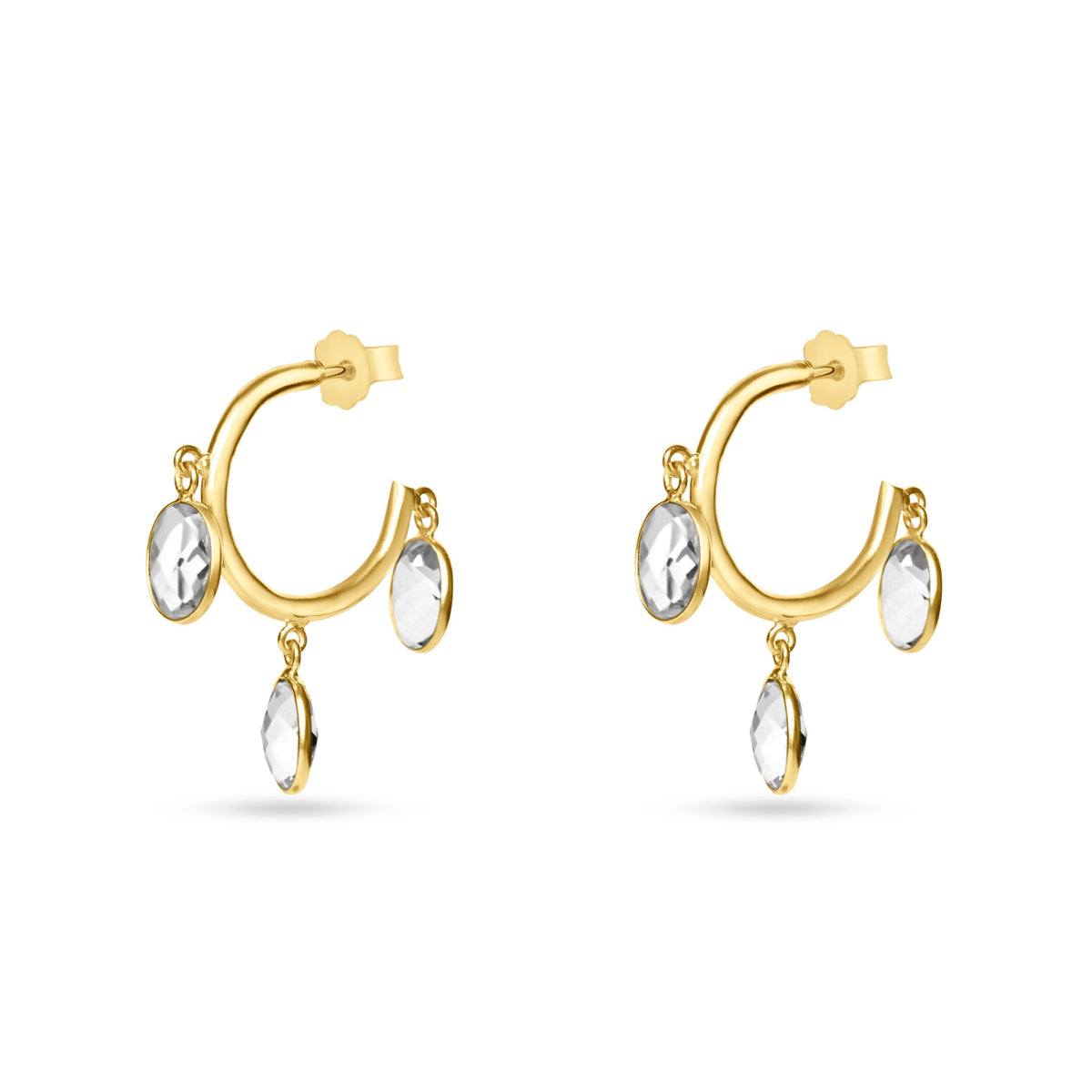 gold earring set
