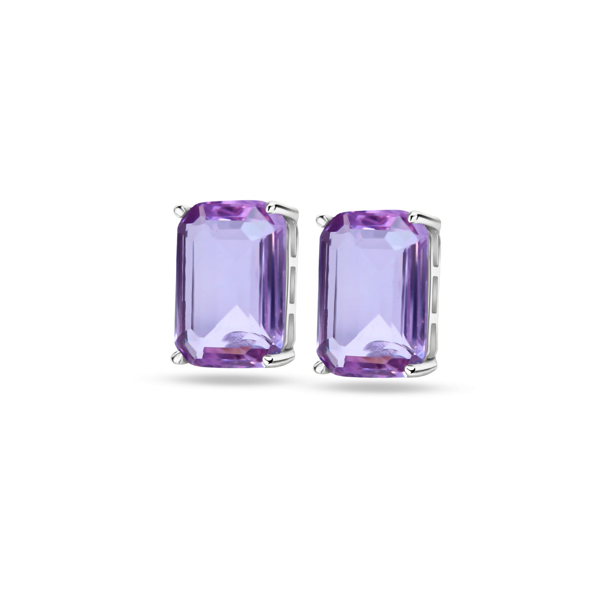 Lavender Stud Earrings