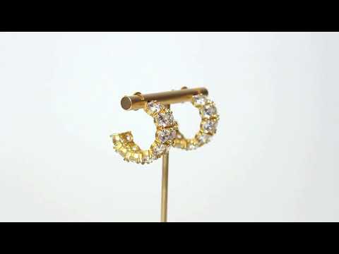 diamond hoop earrings for women