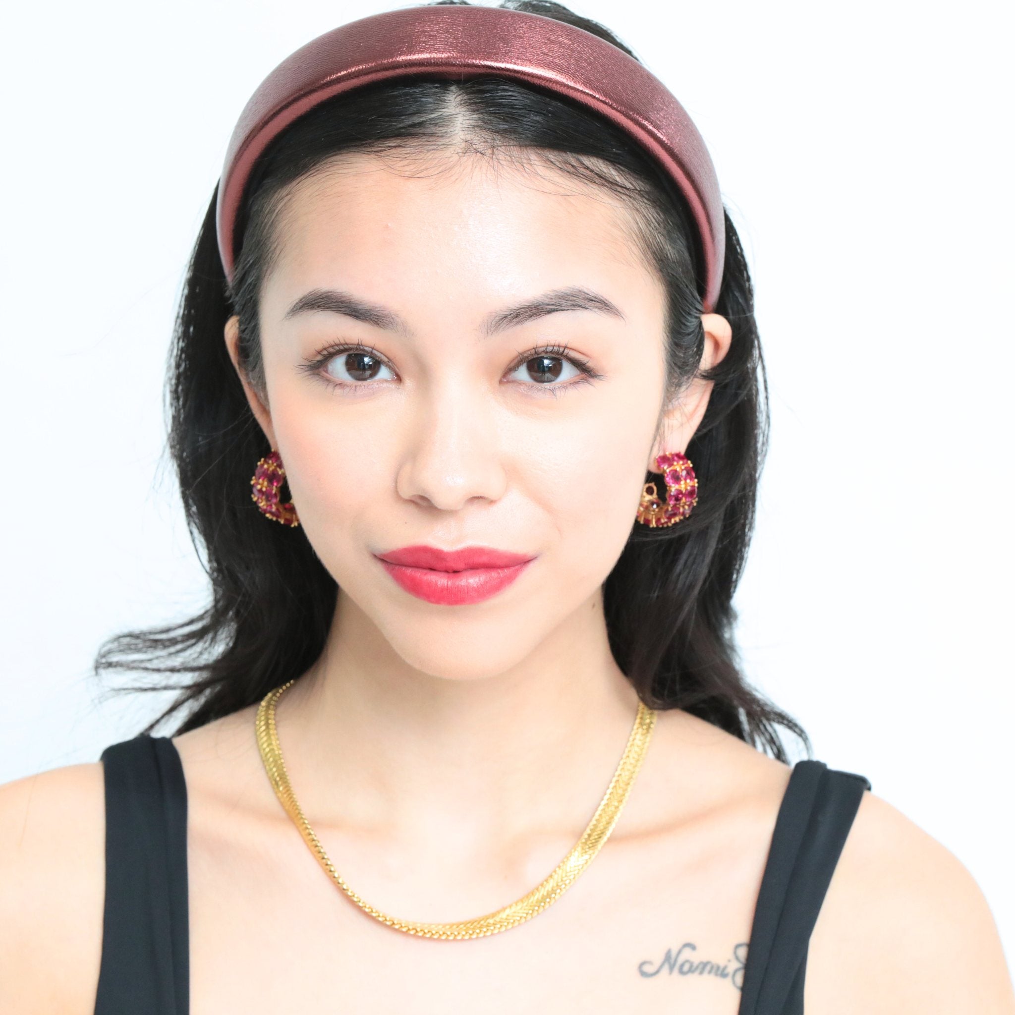 Red Leather Headband