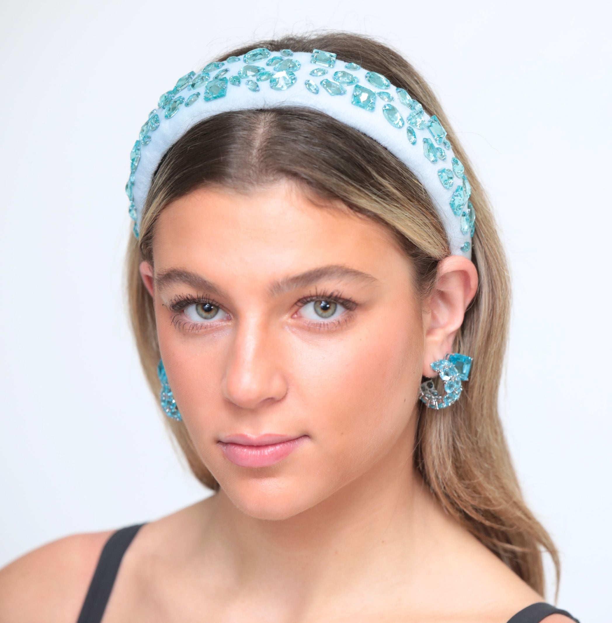 Crystal Gleam Headband - Blue 1