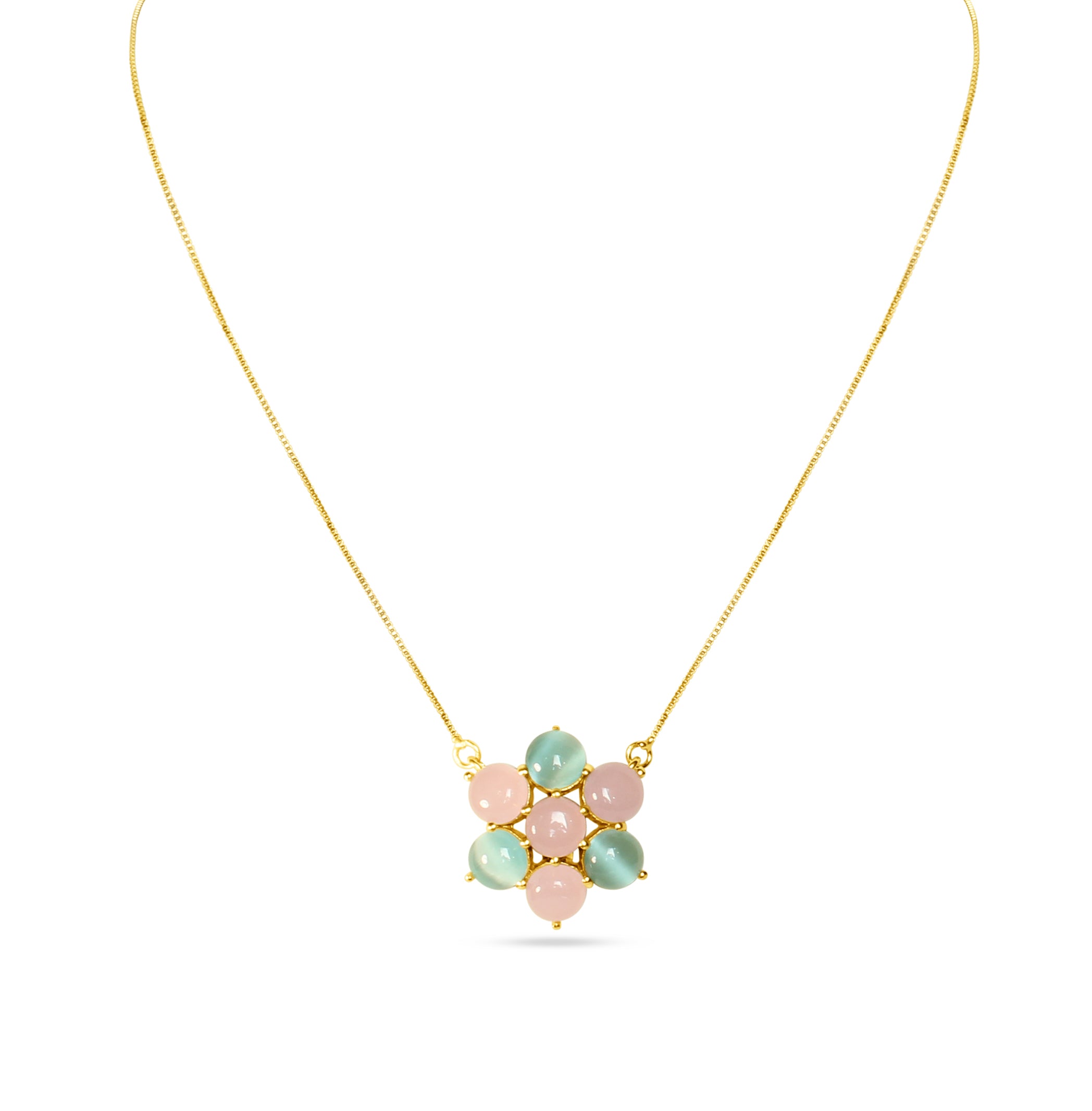 Enchanted Flower Necklace - Cotton Candy